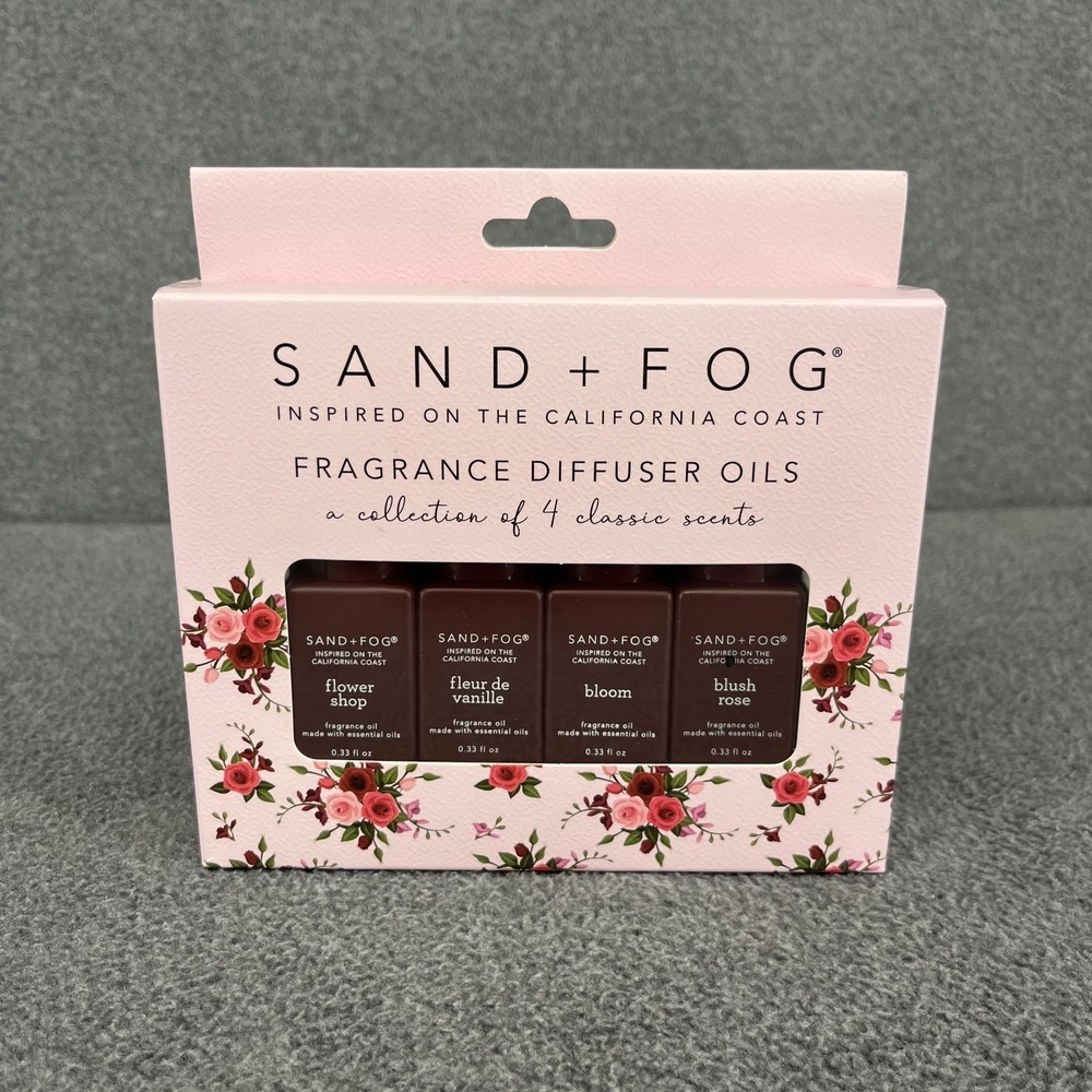Sand Fog‎ Fragrance Diffuser Oils 4 Classic Scents Flower Shop Fleur De Vanille